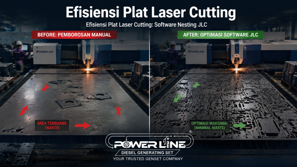Efisiensi Plat Laser Cutting